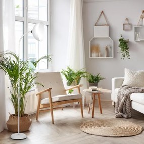 Stojacia lampa ZACK 1xE27/15W/230V biela