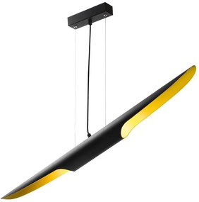 Čierne závesné svietidlo Opviq lights Efsun