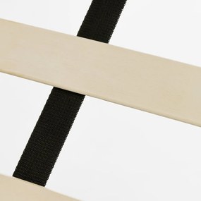 Sivá čalúnená dvojlôžková posteľ s úložným priestorom s roštom 180x200 cm Nahiri – Kave Home