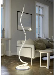 Redo 01-4281 - LED Stmievateľná stojacia lampa SCROLL LED/30W/230V biela