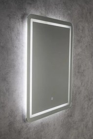Aqualine Aqualine, SALICA zrkadlo s LED osvetlením 60x80cm, dotykový senzor, stmievateľné, SC080