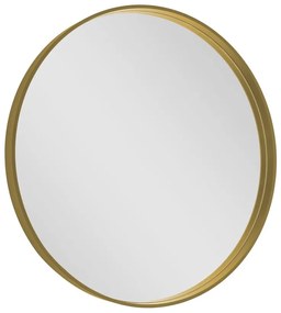 Sapho, NOTION guľaté zrkadlo v ráme, ø 70cm, zlatá matná, NT700G