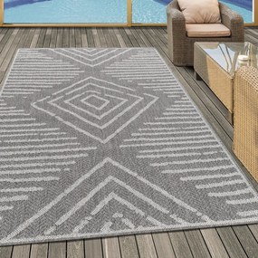 Sivý vonkajší koberec 120x170 cm Aruba – Ayyildiz Carpets