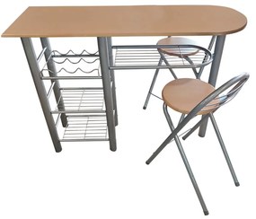 Kuchynská súprava s 2 stoličkami a stolom