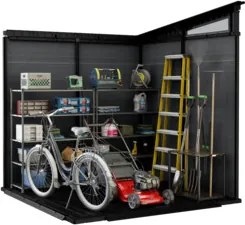 Záhradný domček Keter Cortina 7x7 grafitový, s podlahou