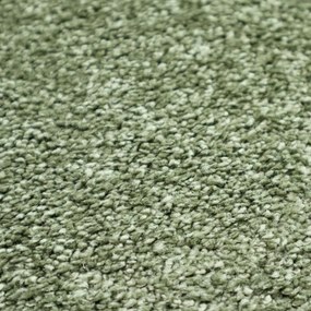 AladinWorld Expres, Kusový koberec Velur Ultra olivový, 80x200, zelená, obývacia izba