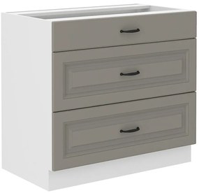 Kuchynská skrinka Stilo claygrey/biely 80d 3s bb