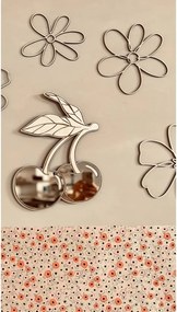 Zrkadlo čerešne do detskej izby – akrylové zrkadlo z dreva 36x30 cm