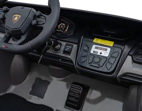 Elektrické autíčko Lamborghini Revuelto XL sivé