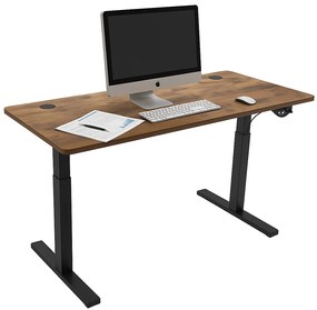 Herný stôl BR01 LOFT s čiernym rámom 120 cm