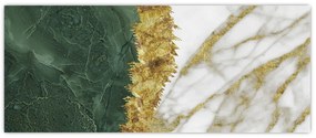 Obraz - Zelený mramor N⁰1 (120x50 cm)