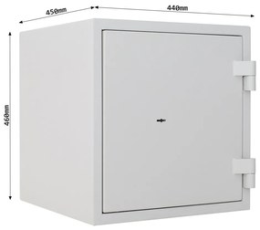 Rottner Ohňovzdorný trezor na dokumenty LFS-30P, FIRE SAFE 40