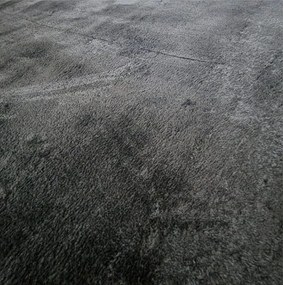 HU Koberec Plush Deluxe Antracitový Rozmer: 60x100 cm