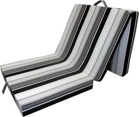 Skladací matrac Samba, so vzorom prúžkov%