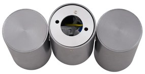 Dizajnové vstavané bodové svetlo tmavosivé GU10 50 mm 2-svetlo sklopné - Michael