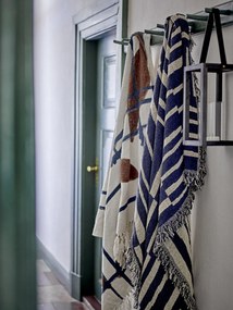 Bloomingville Prehoz z recyklovanej bavlny Frankie Blue 130 x 160 cm
