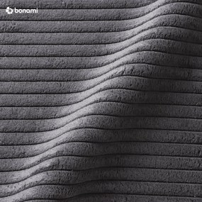 Tmavosivá čalúnená jednolôžková posteľ s úložným priestorom 90x200 cm Cabana – Meise Möbel