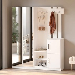 Predsieňová stena Houseland Visor biela