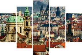 Obraz - Panorama Prahy (150x105 cm)