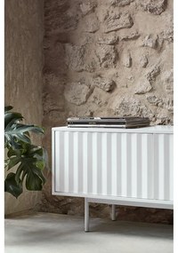 Biely TV stolík 180x52 cm Sierra – Teulat