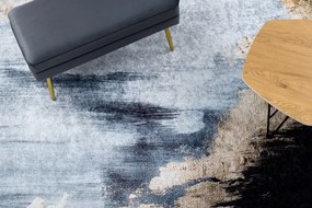 Koberec MIRO 51573.802 abstraktný, modrý / zlatý