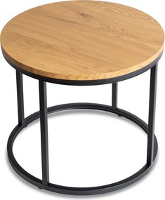 PROXIMA.store - Dizajnový konferenčný stolík CONNY FARBA: dub, FARBA NÔH: biela