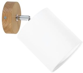 Spot-Light 56744174 - Nástenné bodové svietidlo APRILLIA 1xE27/25W/230V dub/biela