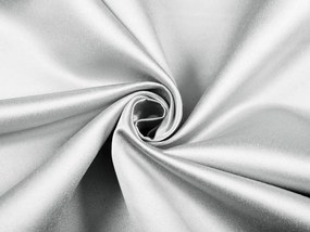 Biante Saténový oválny obrus polyesterový Satén LUX-011 Strieborný 100x140 cm