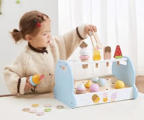 Viga 44842 Drevená mini zmrzlináreň a cukráreň PolarB