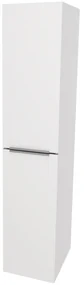 Mereo, Mereo Mailo, kúpeľňová skrinka vysoká 170 cm, chróm madlo, Multidecor, Biela Arctic, MER-CN594LPBIAA