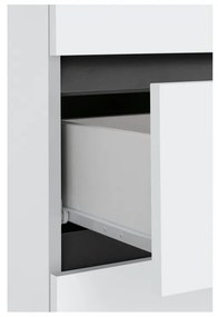 Biela kúpeľňová skrinka Støraa Wisla, 38 x 130 cm