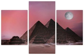 Obraz - Pyramídy Giza, Egypt (90x60 cm)