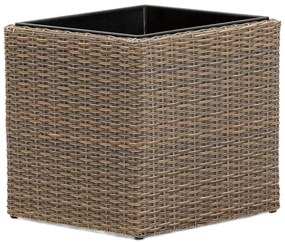 Kvetináč HAREN šedý 45X45X45