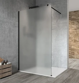 Gelco Gelco, VARIO BLACK jednodielna sprchová zástena na inštaláciu k stene, matné sklo, 900 mm, GX1490GX1014
