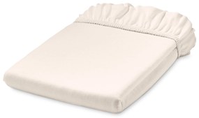 Džersejová napínacia plachta, štandardná veľkosť, biela