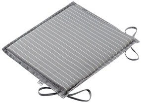 Livarno home Súprava balkónového nábytku Sevilla, 3-dielna + Obojstranný podsedák, 38 x 42 x 3 cm, 2 kusy, sivý  (800010858)