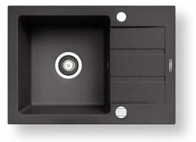 Pyramis 70166501 - Kuchynský drez NEXT 62x44 cm granit/čierna matná