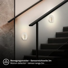 Briloner 3889012 - LED dobíjateľné nástenné svietidlo so senzorom TARO LED/2,5W/5V 1800 mAh matné