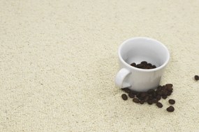 Avanti, Metrážny koberec Dublin 202 biely, na mieru, šíře 4m,5m, biela, ab (mriežka), detská izba