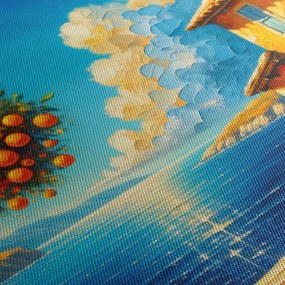 Obraz - Dom s pomarančmi II. (90x60 cm)