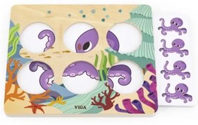 Viga Drevená porovnávacia hra - more