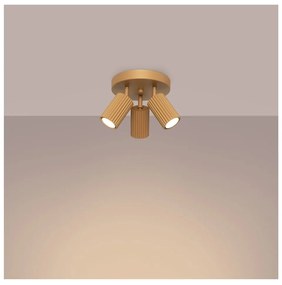 Bodové svietidlo v zlatej farbe Gleam – Sollux