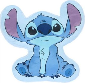 3D mikroplyšový detský vankúšik Lilo and Stitch modrý Setino Tiahome