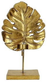 Svietnik dekorácia na podstavci zlatá, 31x12x18cm