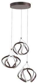 Rabalux 5693 - LED Luster na lanku AMBROSIO LED/50W/230V hnedá