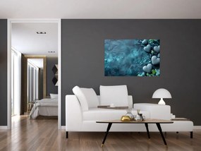 Obraz - Kamene tvaru srdca (90x60 cm)