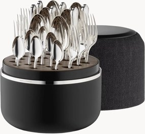 Ručne vyrobená súprava vysokoleštených príborov so škatuľou Alt-Chippendale, 6 osôb, 24 ks