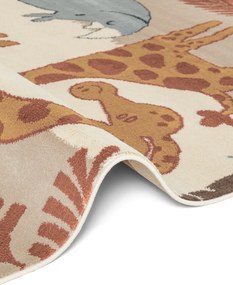 Hanse Home, Detský koberec Adventures 106409 Cream Multicolor, 120x170, viacfarebná, detská izba