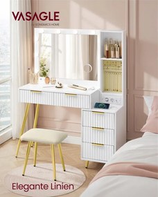 Toaletný stolík so stoličkou RVT020WB01