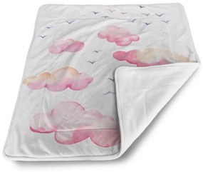 Sablio Deka pre bábätko Ružové mraky - 90x120 cm